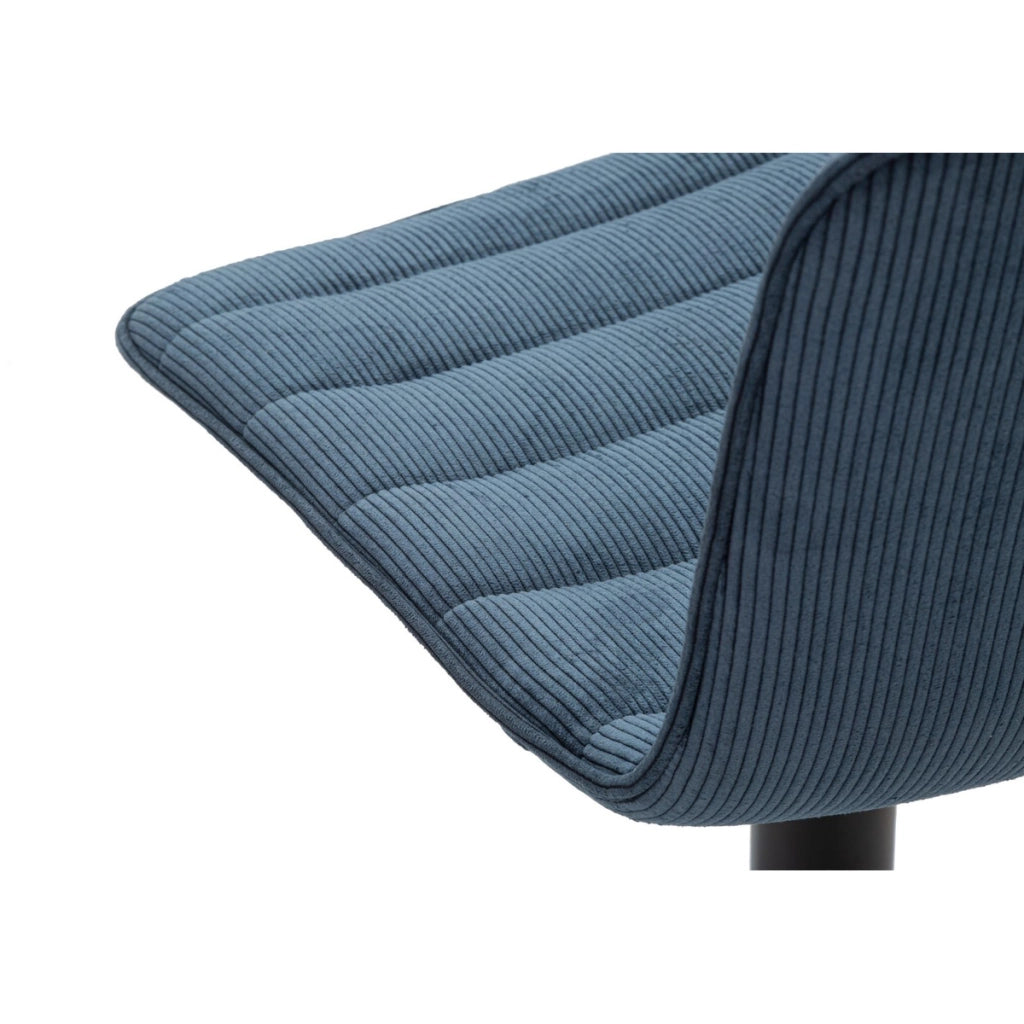 Set di 2 Sgabelli Alti VKH445, Nero, Metallo, 43x49,5x85,5 cm
