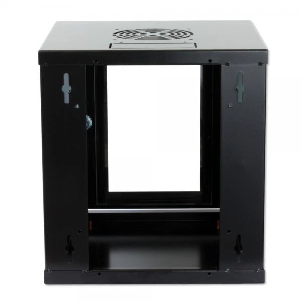 Armadio Rack 10'' a muro 6 unità Porta Cieca Nero