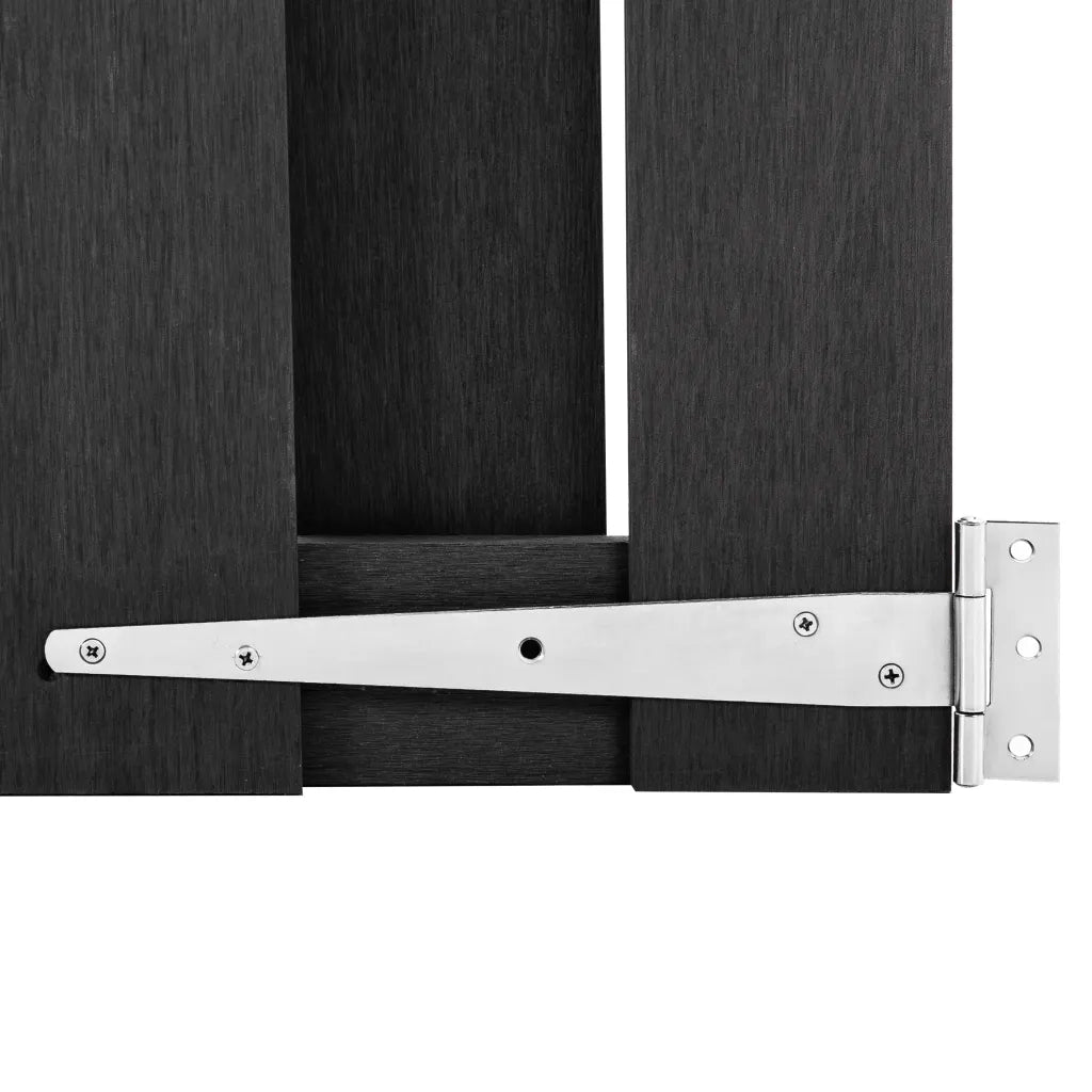 Cancello da Giardino in WPC 100x60 cm Grigio CFW4290588