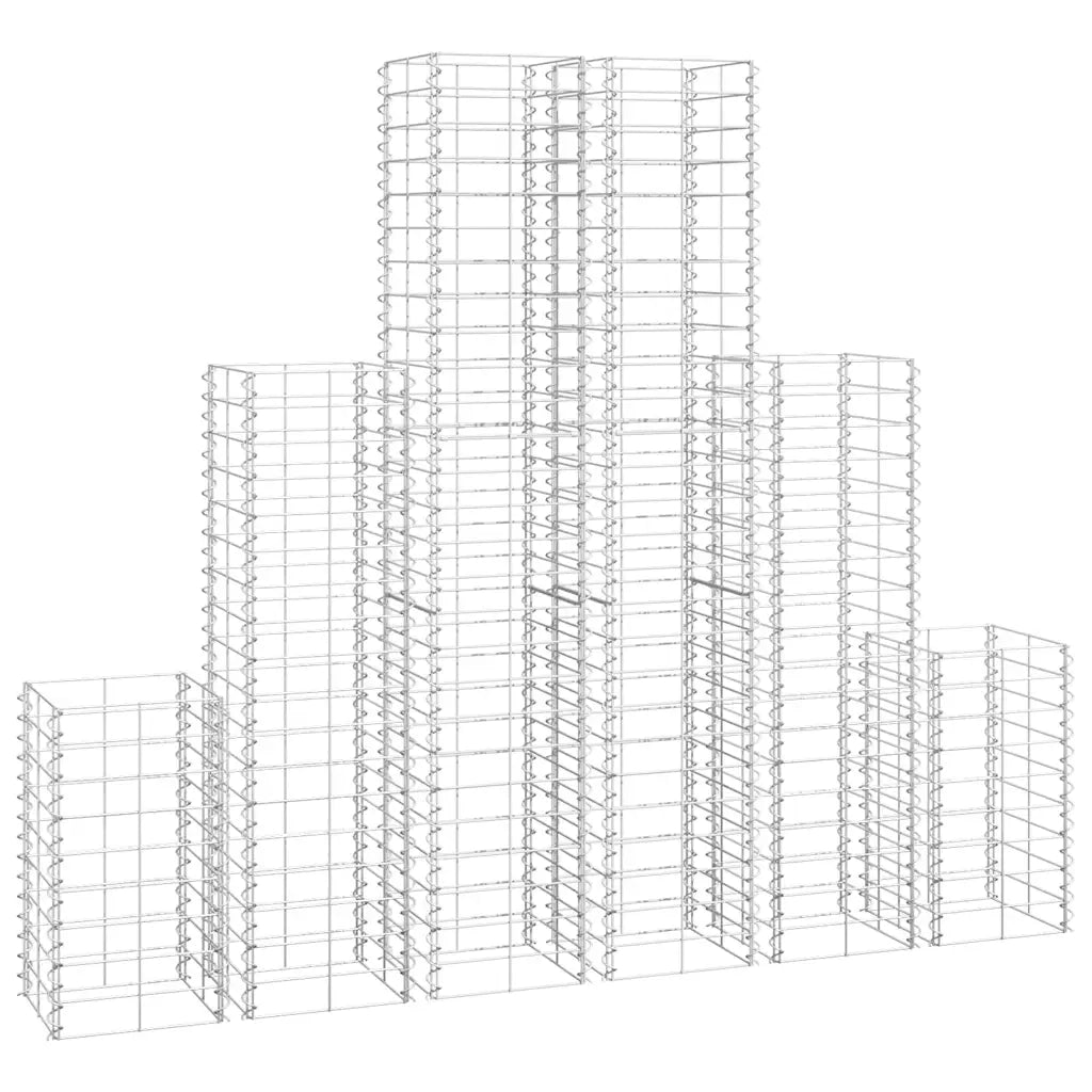 Set Gabbioni 6 pz in Filo Zincato CFW2069657