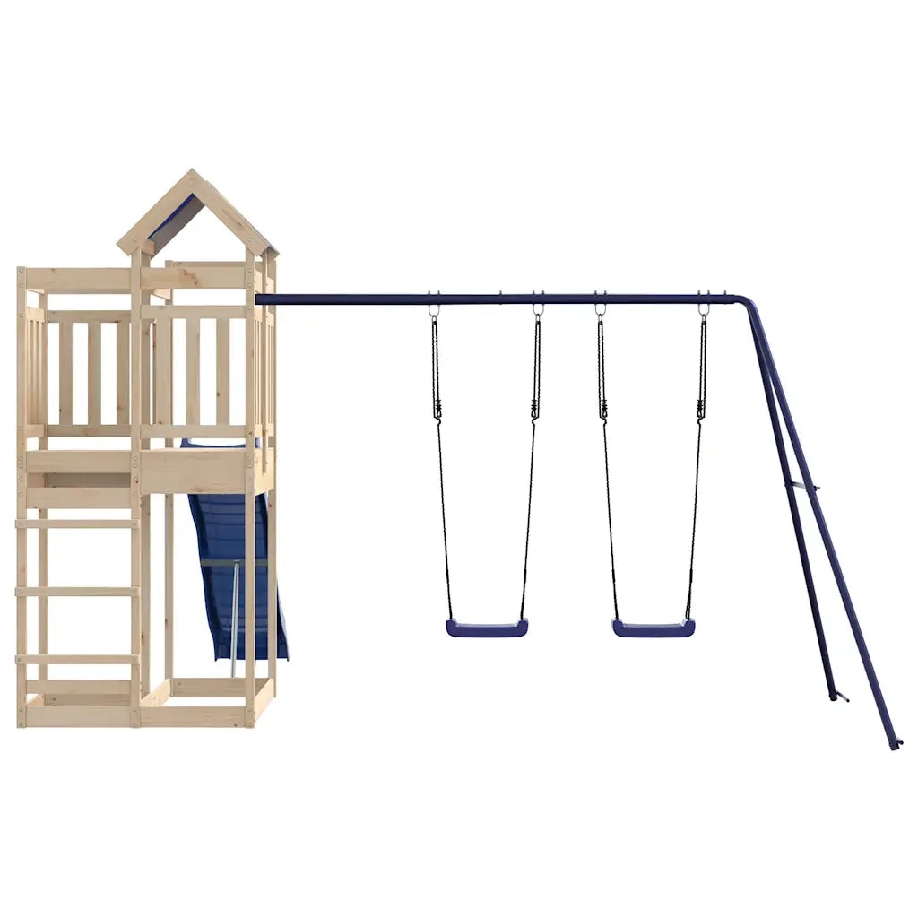 Set da Gioco da Esterno in Legno Massello di Pino 3279001
