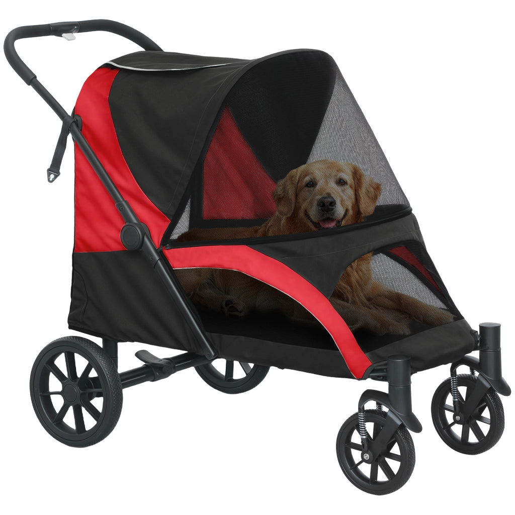 Carrello per Cani Faltabile ¨C zephmum ¨C Nero