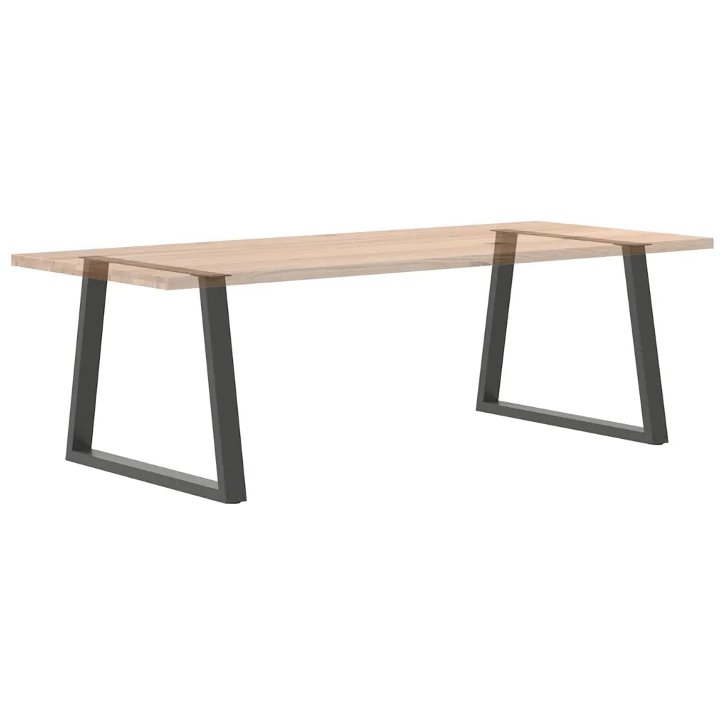 Gambe per tavolo da pranzo a forma di V 2 pz Antracite 100x(72-73,3) cm Acciaio 4012582