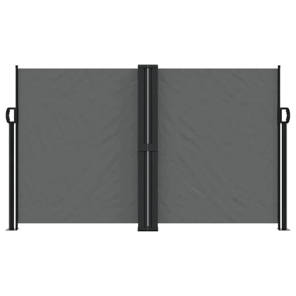 Tenda da Sole Laterale Retrattile-Tenda parasole per balcone Antracite 140x1200 cm