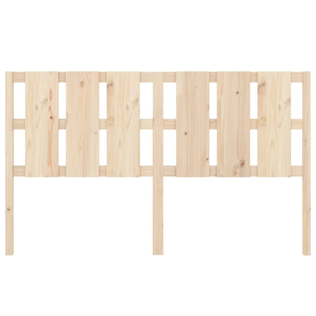 Testiera per Letto 185,5x4x100 cm in Legno Massello di Pino