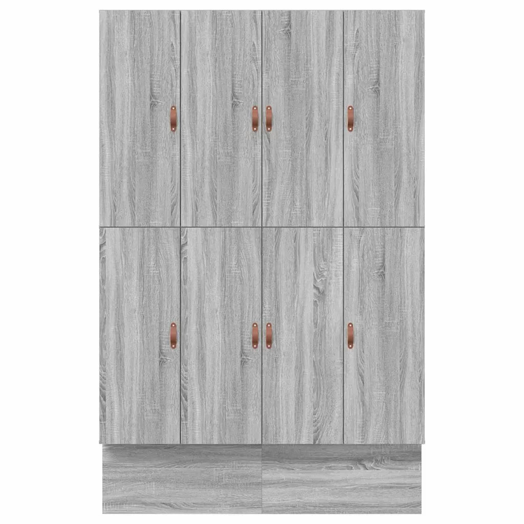 Struttura letto con contenitore con porta Grigio Sonoma 160 cm 3335658