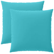 Federa 2 pcs HEERLEN Turchese 65 x 65 cm Poliestere 913033