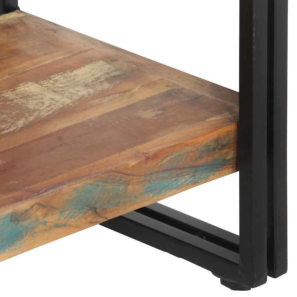 Libreria a 5 Ripiani 140x30x180 cm in Massello di Recupero cod mxl 33757