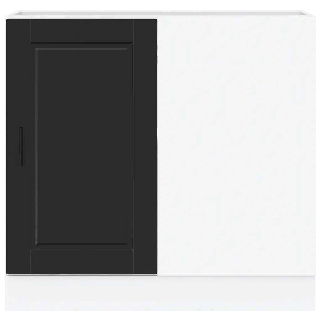 Mobiletto da cucina "Porto" nero in legno ingegnerizzato 854299