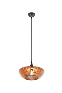 Lampada a Sospensione da Interno Attacco E27 in Metallo Antracite