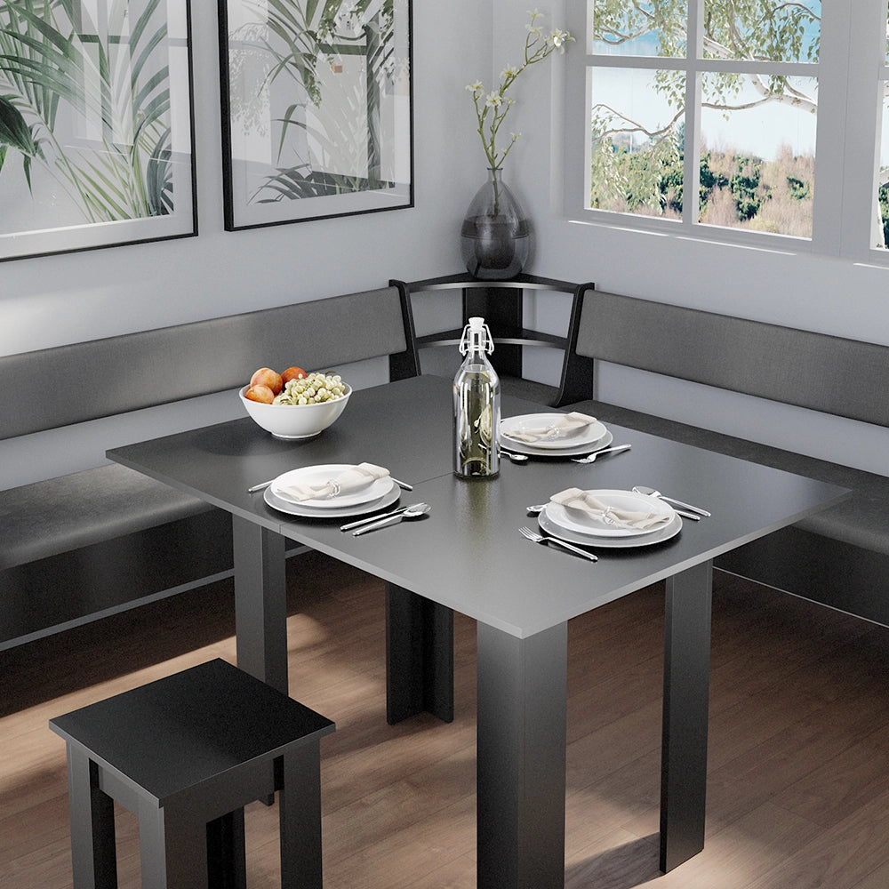 Vicco Panca ad angolo Nero 43.5 x 43.5 cm