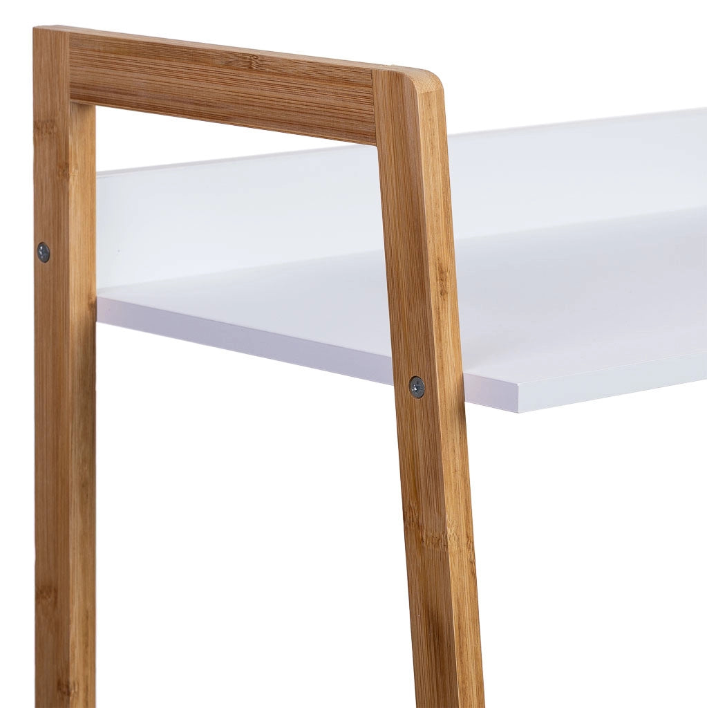 scaffalatura in legno bianco a 3 ripiani 50x36x90h cm