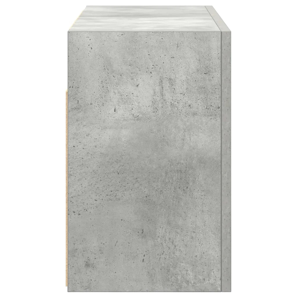 Armadietto da Bagno | Armadio da bagno Grigio Cemento 60x25x40 cm in Truciolato