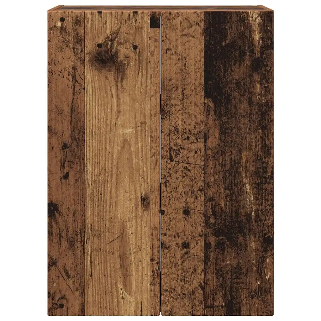Mobile TV da parete-Mobile TV a Muro-Credenza TV Legno vecchio 59,5 x 31 x 80 cm