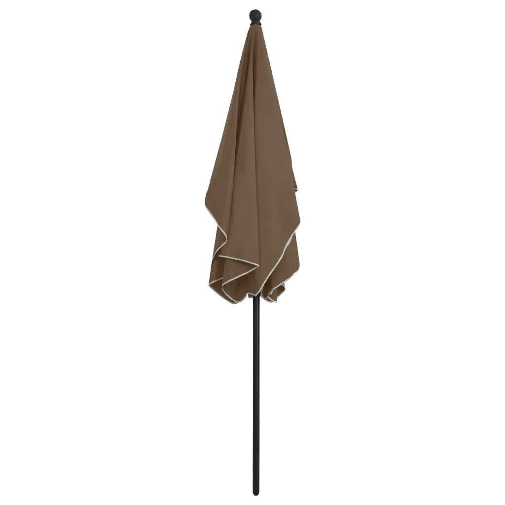 Ombrellone da Giardino con Palo 210x140 cm Grigio Talpa cod mxl 22790