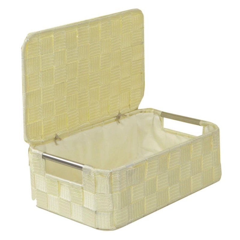 Scatola poliestere 1-7 crema rettangolare cm 40x30h21,5