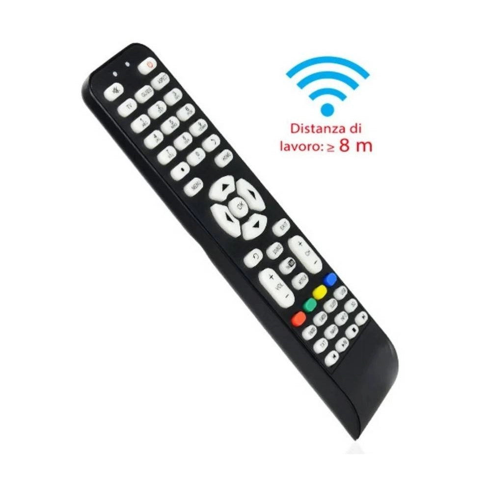 Trade Shop - Telecomando Tv Per Telefunken Tk-5727 Led Lcd Hdtv 3dtv Come Funzioni Originale -