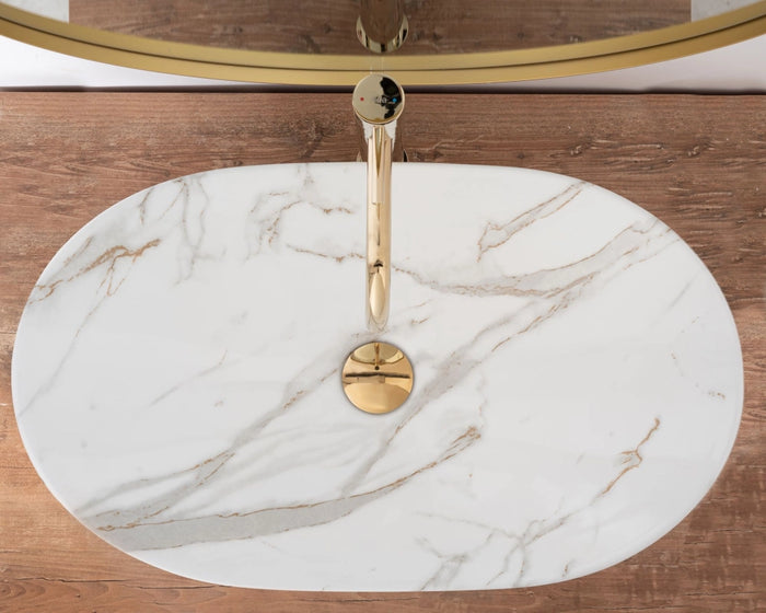 Lavabo Da Appoggio Rea Royal Shiny Aiax