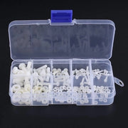 Assortimento di viti in nylon da 150 pezzi - viti, viti a mozzo, viti a spillo - M2/M2.5/M3/M4/M5 - materiali di fissaggio in poliammide resistente