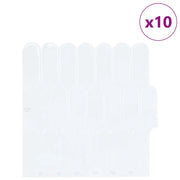 Piastrella Piuma 10 pz Bianco 30 x 30 cm Poliuretano e PET CFW2799283