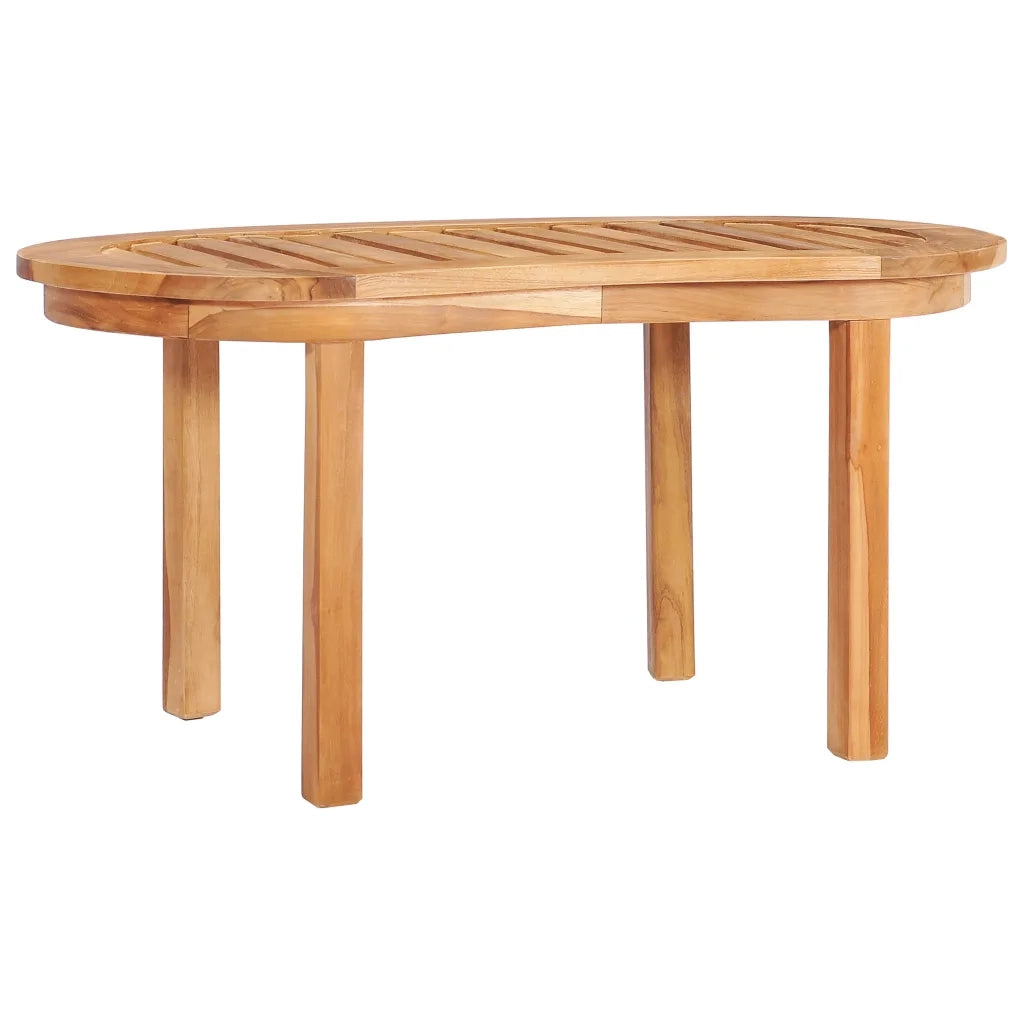 Tavolino da CaffÃ¨ 90x50x45 cm in Legno Massello di Teak cod mxl 18390