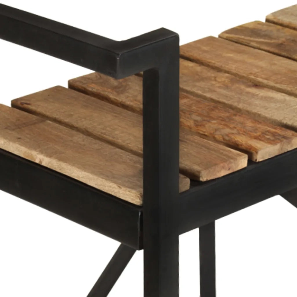 Carrello da Cucina 87x36x81 cm in Legno Massello di Mango 321710