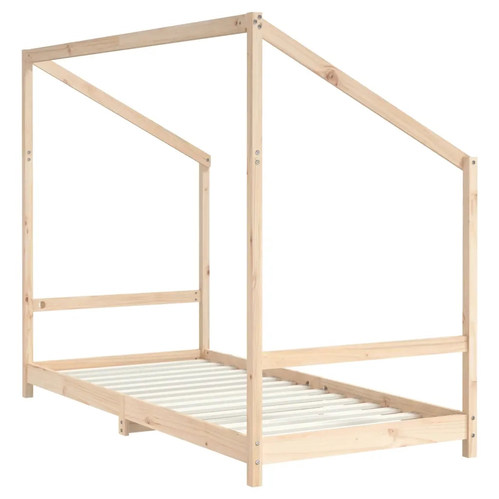 Giroletto per Bambini-Struttura Letto Bambini 90x190 cm in Legno Massello di Pino 887582