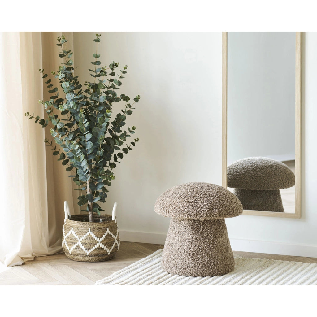Pouf Enna, Marrone, Poliestere, 45x45x45 cm