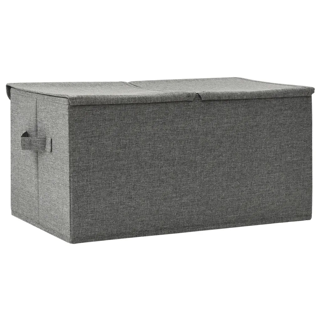 Scatola Portaoggetti in Tessuto 50x30x25 cm Antracite CFW1312450