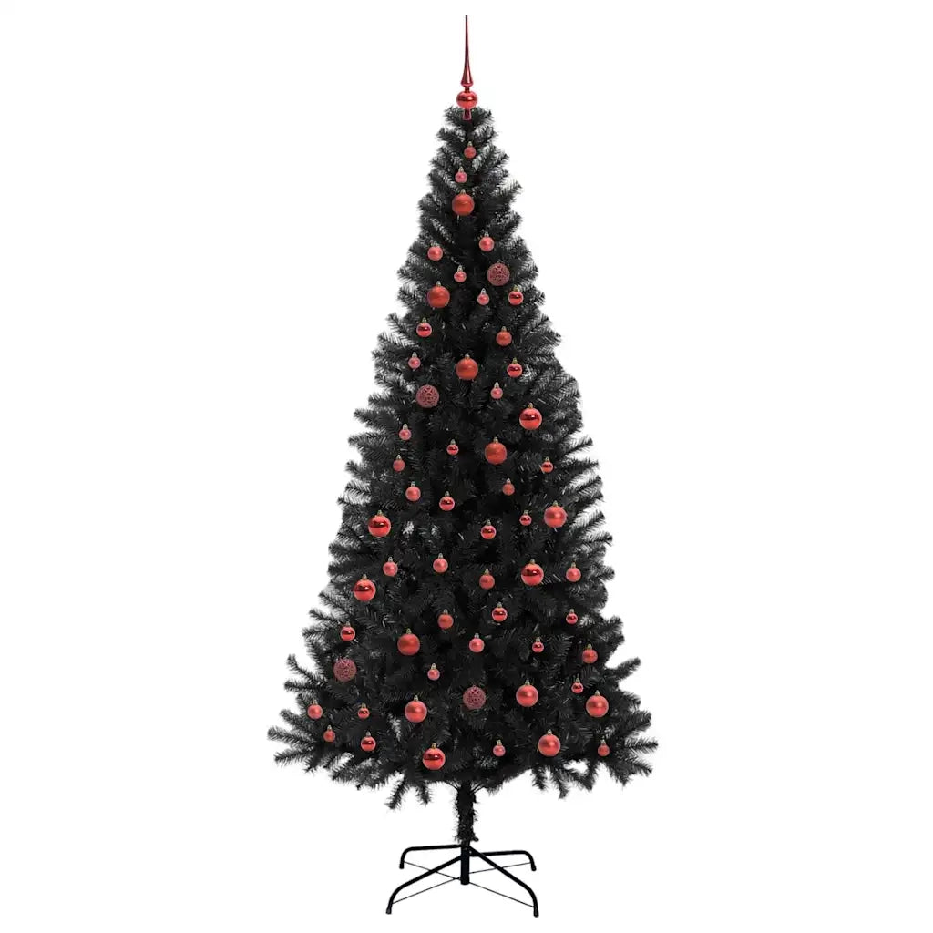 Albero di Natale con 300 LED con supporto Nero 210 cm PVC 3396487