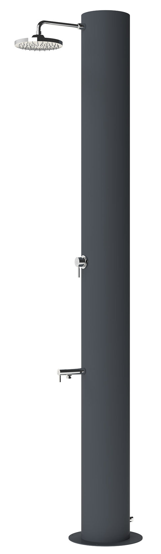 Doccia Solare da Giardino 70L Miscelatore e Lavapiedi Arno A