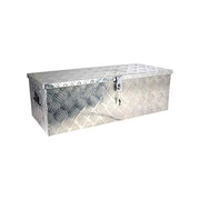 Vigor-Blinky 4055410 V-76 Baule Portattrezzi Alluminio Mandorlato 2 Maniglie Chiusura a Chiave 62 L 76x33,5x24,5 cm