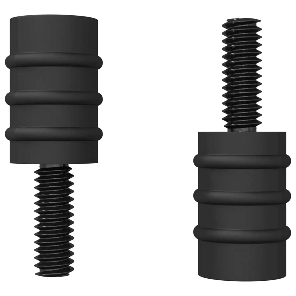 Vite di Standoff 12 pz Nero M4 Gomma e Acciaio CFW4251434