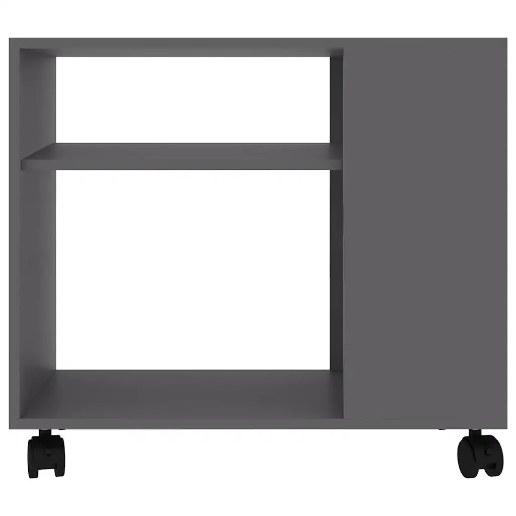 Tavolino da Salotto Grigio 70x35x55 cm in Legno Multistrato 802122