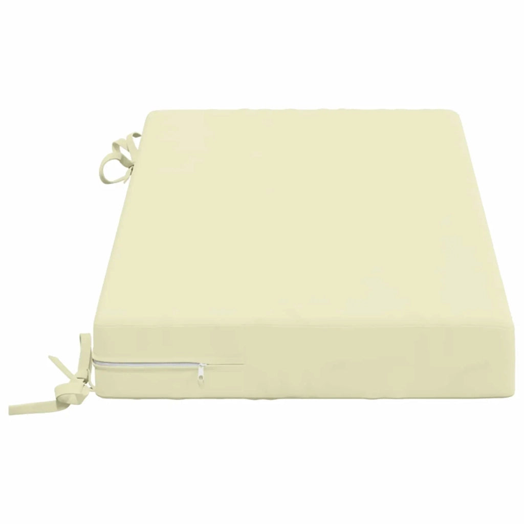 Cuscini per Panchina a 2 Pezzi SOEST 2 pz 100% Poliestere Crema 949579