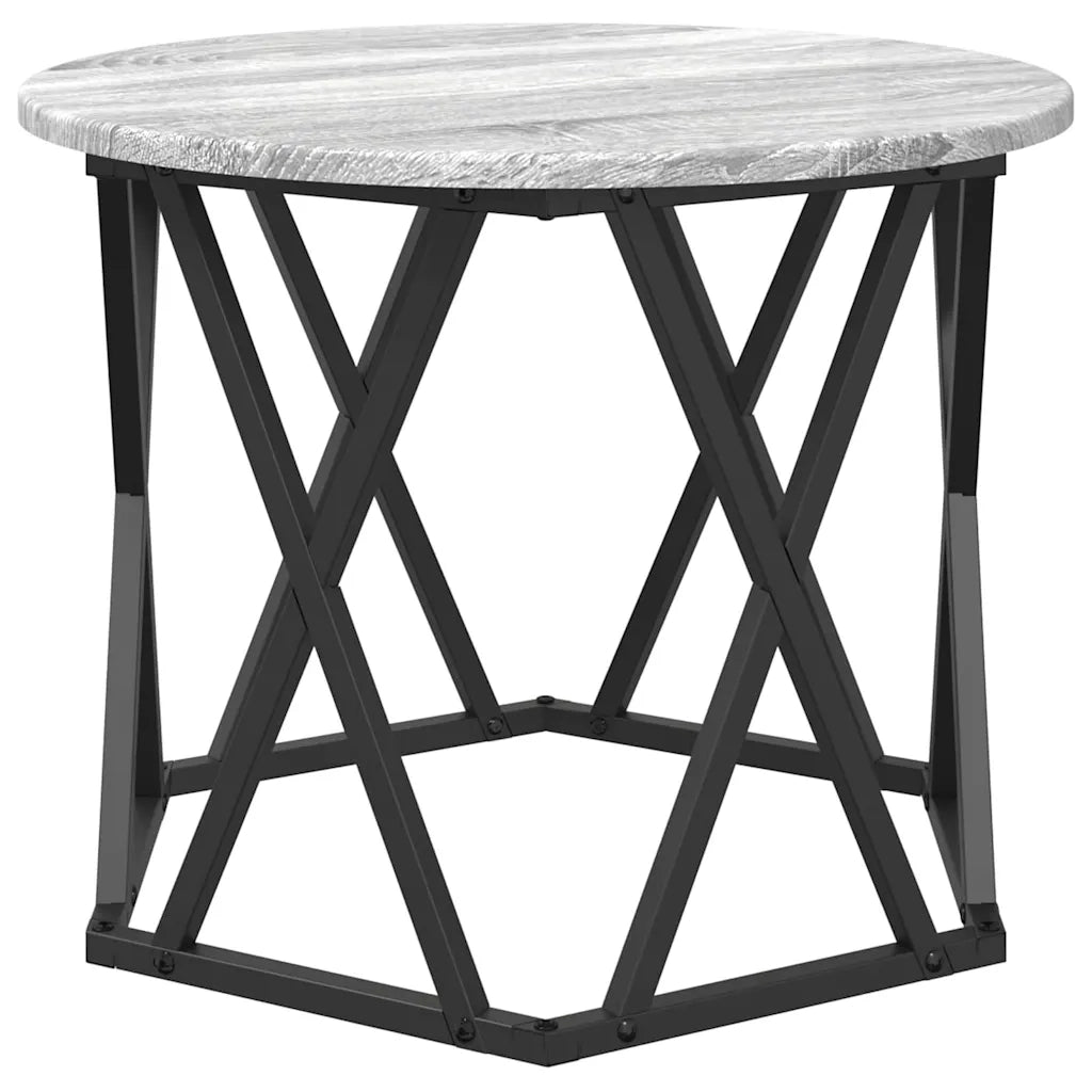 Tavolo Laterale Nesting 3 pcs Grigio Sonoma 868258