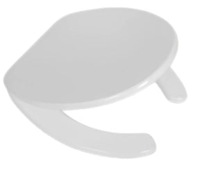 Sedile WC per Disabili in MDF Bianco con Cerniere Regolabili – Distanza Fori 110–210 mm
