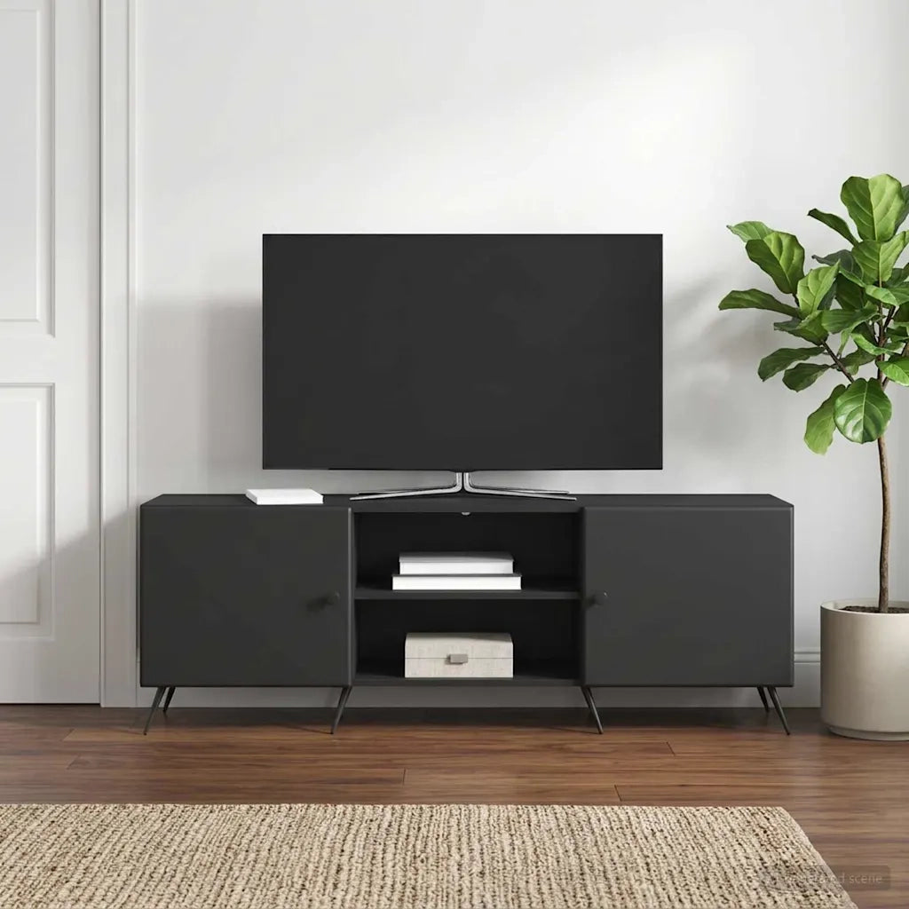 Mobile TV Nero 150 x 31 x 50 cm Legno ingegnerizzato 895606