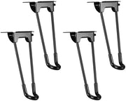 Set di sostegni metallici pieghevoli 4 pezzi per tavoli salotto, scrivanie, campeggio, accessori per sostegni pieghevoli - 45 cm