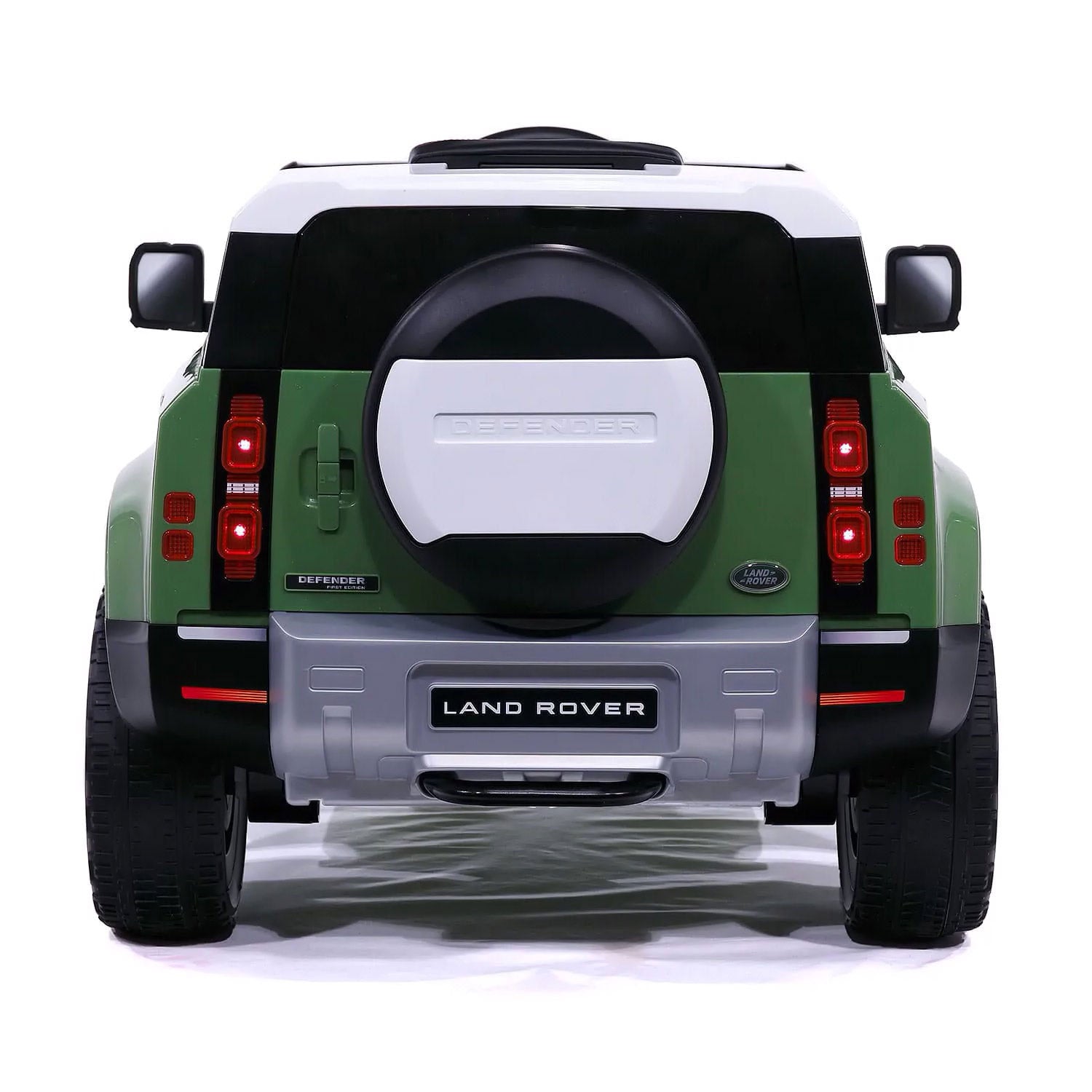 Macchina Elettrica per Bambini Licenza Ufficiale Land Rover Defender 12V 7Ah Verde