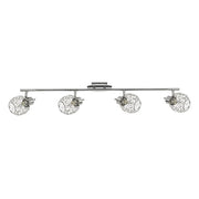 Plafoniera Candellux Horus 4xG9 cromo cristalli 77cm