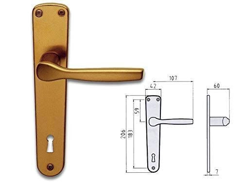 Ghidini 40008850453 Maniglia Alox Gabry Q8 Yale