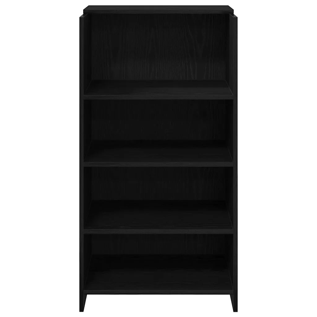 vidaXL Banco Reception Nero 55x50x103,5 cm in Legno Multistrato