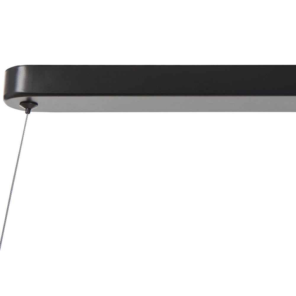 Lampada a Sospensione Moderna Integrata a Luce LED a Forma di Spirale in Metallo Nero