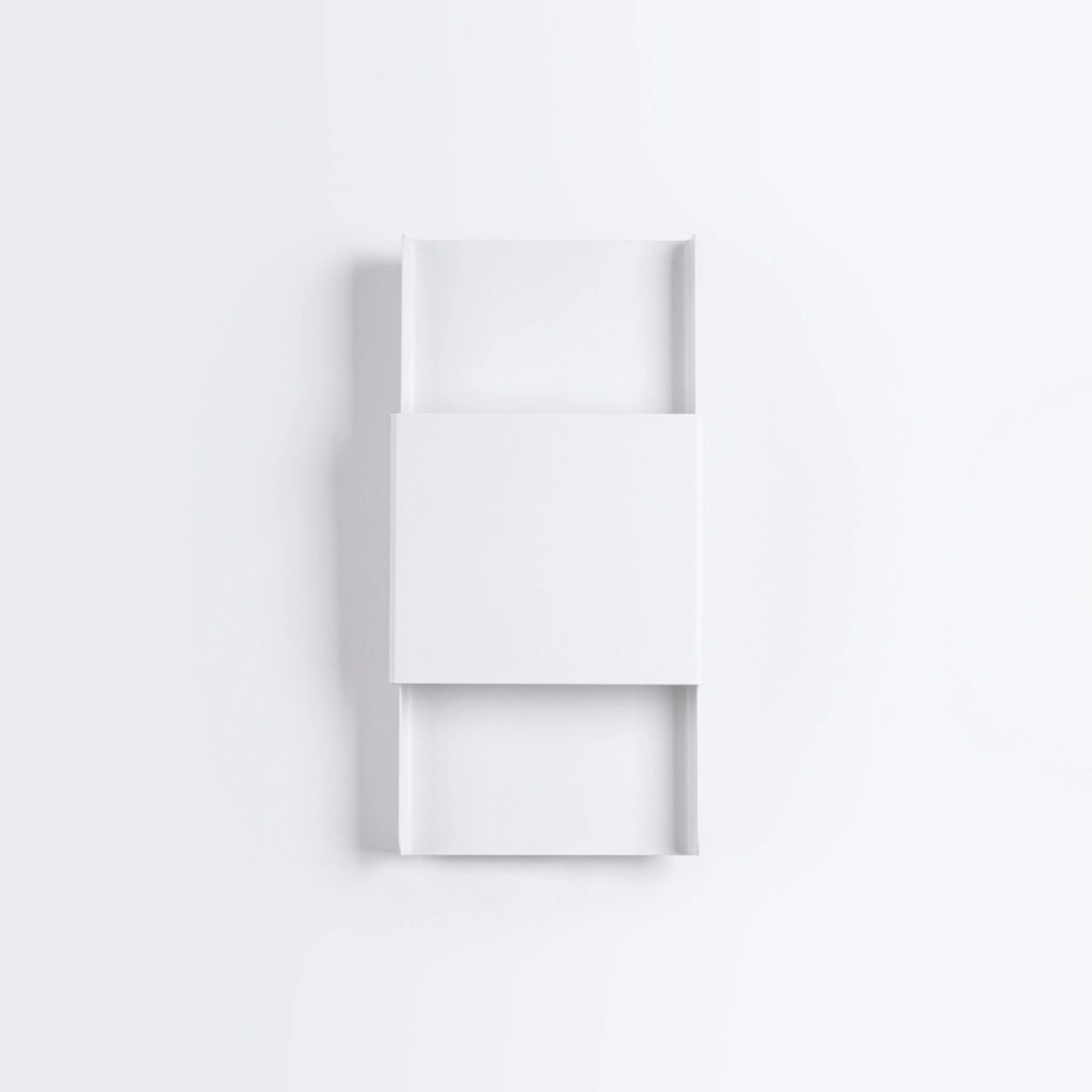 Applique moderna rettangolare bianca SKELDA 2xG9 Pure Lume