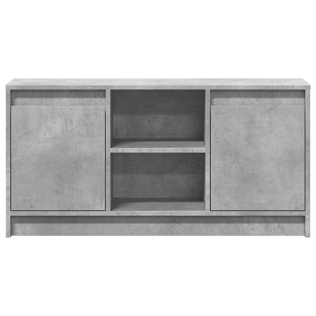 Mobile Porta TV con LED Grigio Cemento 100x34x50 cm Truciolato 852190