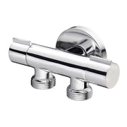 RUBINETTO MINIMALE DOPPIO COMPATTO- 1/2 x 3/4 X 3/4- DEBOR- pezzi 1