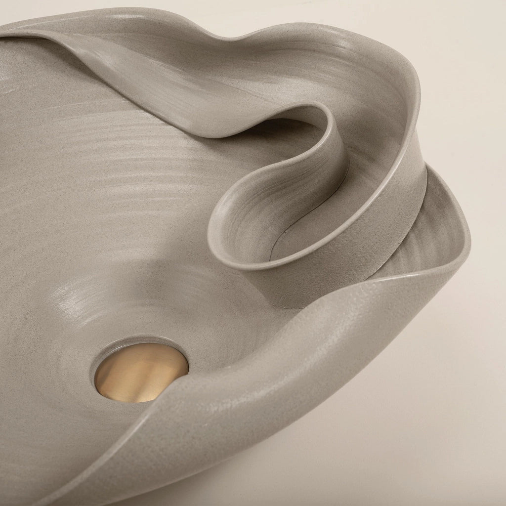 Lavabo Da Appoggio In Ceramica Rea Hm-12 Handmade Art