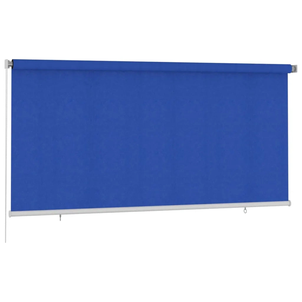 vidaXL Tenda a Rullo per Esterni 300x140 cm Blu HDPE