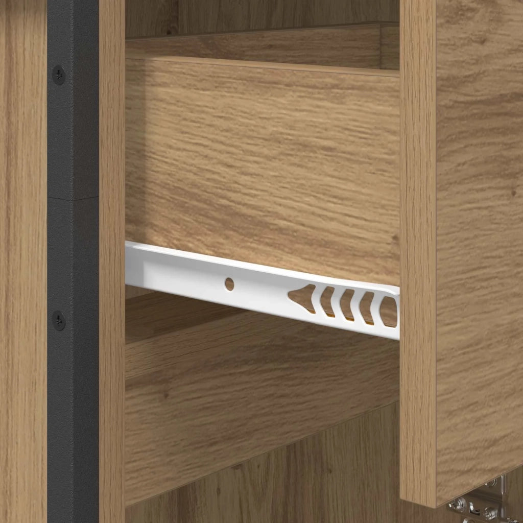Mobile da Bagno con porta Rovere Artigianale 40 x 30 x 100 cm